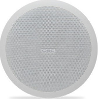 QSC AC-C8T-nb Потолочная акустическая система, 8", 6 Вт, 53-20000 Гц, 70-100 В, SPL 96 дБ