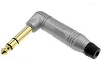 Amphenol ACPS-RN-AU Кабельный разъем Jack 1/4", серия M, стерео, угловой, никель, позолоченные контакты