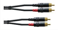 Cordial CFU 3 CC аудиокабель 2 RCA - 2 RCA, длина 3 метра