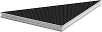 Dura Truss DS-PROSTAGE 100x100 TRIANGLE Модуль сценический 1х1 м, треугольный,  рама из алюминиевого профиля, основание из фанеры, не скользкое влагостойкое черное покрытие. Нагрузка 500 кг/кв.м