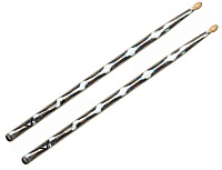 VATER VCS5B Color Wrap Silver Optic 5B Барабанные палочки, орех, деревянная головка, серебристые