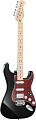 DONNER ST-152 Black электрогитара, цвет черный, чехол в комплекте