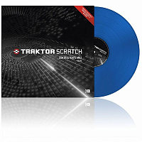 Native Instruments Traktor Scratch Pro Control Vinyl Blue Mk2 Виниловый диск с таймкодом Mk2 для системы Traktor Scratch Pro, цвет голубой