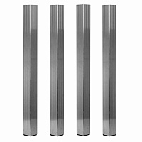 Dura Truss DS-PROSTAGE LEG SET Square 60 Комплект из 4-х ножек для модуля сценического, высота 60 см. Материал алюминий