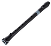 NUVO Recorder Black блокфлейта сопрано, строй С, немецкая система, материал АБС пластик, цвет чёрный, чехол в комплекте