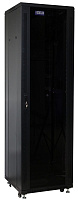 PROAUDIO AP-42U  Рэковый шкаф 19", 42U, полезная глубина 535 мм, стеклянная передняя дверь, задняя металлическая дверь, 2 вентилятора 220 В, ролики и жесткие ножки, съемные боковые крышки, набор крепежа (20 компл.)