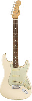 Fender American Original '60s Stratocaster®, Rosewood Fingerboard, Olympic White Электрогитара с кейсом, цвет белый