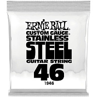 ERNIE BALL 1946 одиночная струна для электрогитары. Нержавеющая сталь, калибр .046