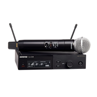 SHURE SLXD24E/SM58 H56 одноканальная цифровая радиосистема с ручным передатчиком SM58, 518-562 МГц