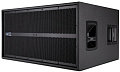 RCF TTS26-A  Активный сабвуфер. Усилители D-класса: 3400 Вт. Максимальный уровень звукового давления: 140 дБ. Частотный диапазон: 35 Гц - 110 Гц. Динамики: 2 х 15" неодимовых динамика. Встроеный DSP RDNet.