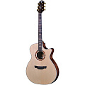 CRAFTER STG G-22ce  электроакустическая гитара, верхняя дека - массив ели, корпус - черное дерево