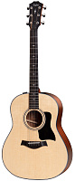 TAYLOR 317E, V-CLASS электроакустическая гитара, цвет натуральный, в комплекте кейс