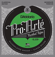 D'ADDARIO EJ29 струны для классической гитары, Silver, Moderate Tension