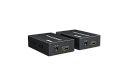 AVCLINK HT-135 Комплект: передатчик и приемник HDMI по витой паре. Вход/выход передатчика: 1 x HDMI/1 x RJ45. Вход/выход приемника: 1 x RJ45/1 x HDMI. Максимальное разрешение 1080p @ 60 Гц. Максимальное расстояние 135 м. Категория кабеля CAT5E/6 