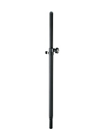 K&M 21336-000-55 соединительная стойка для акустических систем, в. 94,5-147,5 cм, диаметр трубы 35мм, сталь, цвет черный