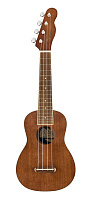 FENDER Seaside Soprano Uke Pack, Nat комплект, включающий сопрано-укулеле, чехол, тюнер-прищепку и струны