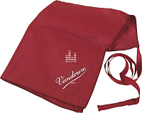 Vandoren SW200 тряпочка для протирки кларнета, с грузиком, бардовая