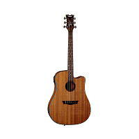 Dean AX DCE MAH  электроакустическая гитара с вырезом, цвет натуральный