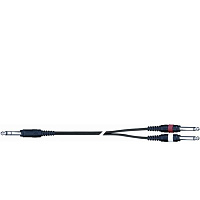 QUIK LOK SX4-2,5K компонентный кабель, 2.5 метра, разъёмы Stereo Jack Male  2 Mono Jack Male