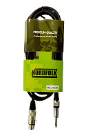 NordFolk NMC246/5M  кабель XLR Female  6.35 mm Jack mono, диаметр 6 мм, длина 5 метров