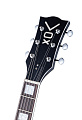 VOX BOBCAT V90B полуакустическая электрогитара, конфигурация звукоснимателей 2xP90, цвет черный