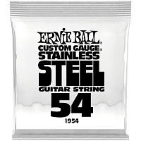 ERNIE BALL 1954 одиночная струна для электрогитары. Нержавеющая сталь, калибр .054