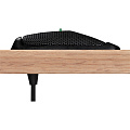 SHURE MX392BE/C плоский (поверхностный) конденсаторный кардиоидный микрофон, черный, крепление провода сквозь стол