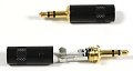 Neutrik NYS231BG кабельный разъем Jack 3.5 мм TRS (стерео) папа, металический корпус, для кабеля диаметром 4 мм