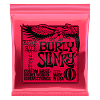 Ernie Ball 2226 струны для электрогитары Nickel Wound Burly Slinky, 11-14-18p-30-42-52