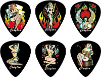 CLAYTON TBDS/12  набор медиаторов - Trouble Dolls, Medium, рисунок