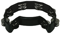 GEWA Jingle wreath Half moon Black Тамбурин полукруглый черный, пластик, 16 пар бубенцов