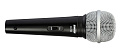 SHURE SV100-A микрофон динамический вокально-речевой с выключателем и кабелем (XLR-6.3 мм JACK), черный, серебристая сетка