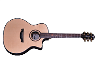 CRAFTER SR G-1000ce  электроакустическая гитара, верхняя дека массив ели, корпус массив палисандра