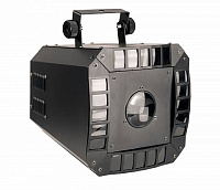 EURO DJ X-CUBE Cветодиодный дискотечный прибор, 2 х 15 Вт LED RGBA (4-в-1) + 64 х 5 мм светодиодов RED/GREEN/BLUE - 24/24/16 шт., DMX-512 (7 каналов), Master/Slave, авто, звуковая активация