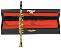 GEWA Miniature Instrument Clarinet Сувенир кларнет, латунь, с футляром