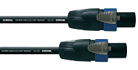 Cordial CPL 20 LL спикерный кабель Speakon 4-контактный/Speakon 4-контактный, разъемы Neutrik, 20,0 м, черный