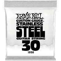 ERNIE BALL 1930 одиночная струна для электрогитары. Нержавеющая сталь, калибр .030