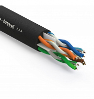 BESPECO CVPCAT6 Кабель UTP CAT 6 для передачи данных, внешняя изоляция: ПВХ, черный цвет