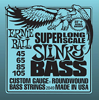 Ernie Ball 2849 струны для бас-гитары Nickel Wound Bass SLS Slinky (45-65-85-105)