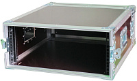 PROAUDIO A4U  Рэковый кейс, 2 съемных крышки, 4 U, 9 мм фанера, 2 ручки, 4 замка