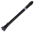 NUVO Recorder Black блокфлейта сопрано, строй С, немецкая система, материал АБС пластик, цвет чёрный, чехол в комплекте