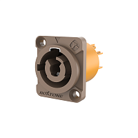 ROXTONE RAC3MPI-WP Разъем панельный типа powercon, пыле- и влагозащищенный (IP65), 3-контактный
