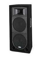 Samson RS215 пассивная акустическая система, 2х15" НЧ / 1" ВЧ, 350 Вт RMS/ 600 Вт Program, 4 Ом, 35 Гц - 20 кГц, макс. SPL 128 дБ, вес 36 кг, корпус МДФ, покрытие карпет черного цвета