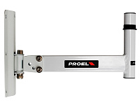 Proel KP560WH  Настенный поворотный держатель акустических систем, L-образный, сталь, диаметр 35 мм, цвет белый