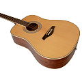 ROCKDALE Aurora D6 NAT Satin акустическая гитара, дредноут, цвет натуральный, сатиновое покрытие