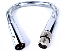 Proel APM60XLR "Гусиная шея" с разъмами XLR: "папа-мама", длина 400мм.