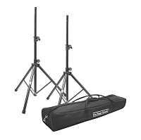 OnStage SSP7950 комплект из двух спикерных стоек с чехлом, алюминий, цвет черный