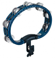 MEINL TMT2A-B  профессиональный тамбурин на стойку, из ABS-пластика, 2 ряда алюминевых джинглов, синий