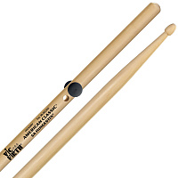 VIC FIRTH 5AHS   барабанные палочки 5A с деревянным наконечником и специальным фиксатором баланса HingeStix®, материал - гикори, длина 16", диаметр 0,565", серия American Classic