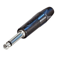 Neutrik NP2X-BAG разъем Jack 6.3мм TS (моно) штекер, толщина 14.5мм, черненый корпус